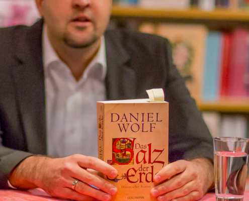 Daniel Wolf Lesung "Das Salz der Erde" in der Buchhandlung Greif