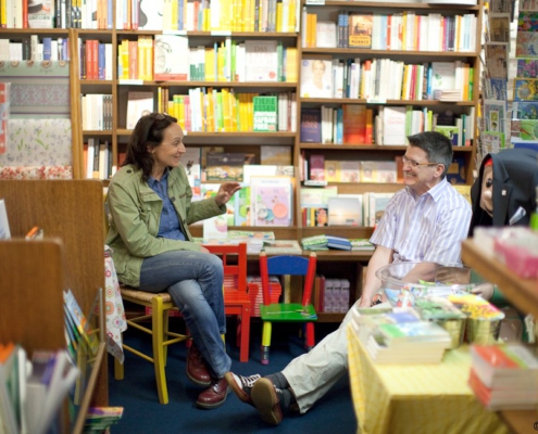 Marion Brasch in der Buchhandlung Greif - Lesung - Ab jezt ist Ruhe