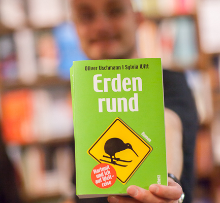 Oliver Uschmann in der Buchhandlung Greif - Lesung "Erdenrund"